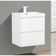 Тумба с раковиной BELBAGNO Pietra Mini 50 bianco lucido