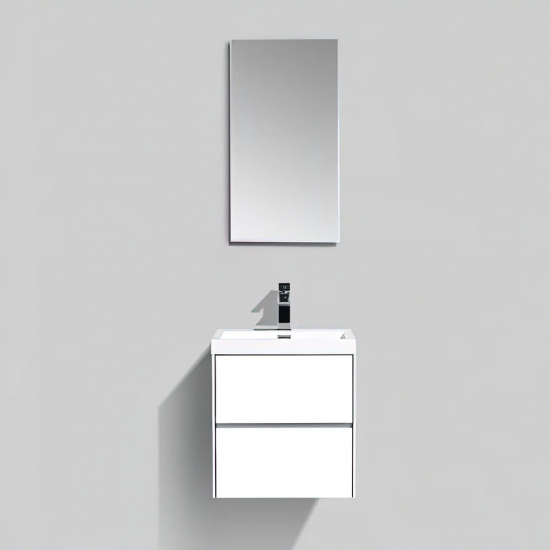 Тумба с раковиной BELBAGNO Pietra Mini 50 bianco lucido
