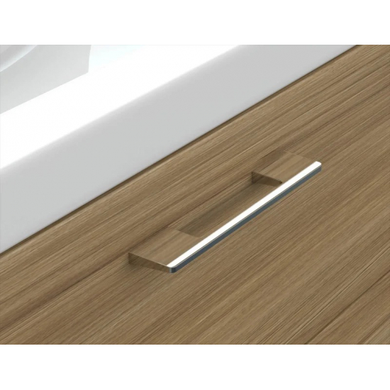 Тумба с раковиной CERSANIT Lara 40 орех, раковина como 40