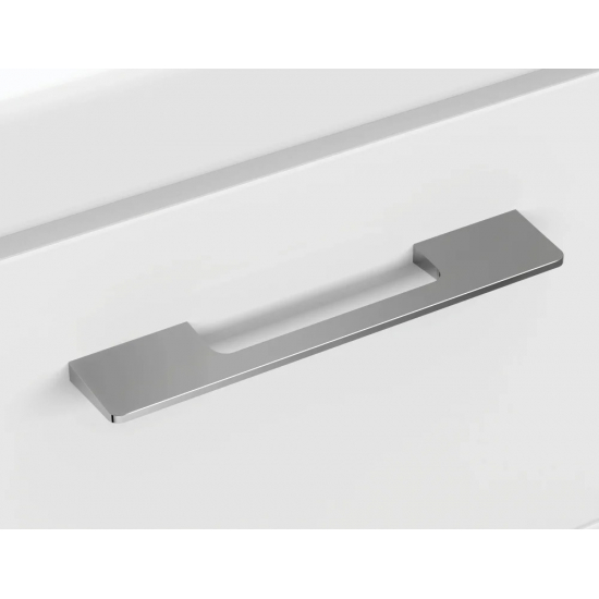 Тумба с раковиной CERSANIT Lara 50 белая, раковина como 50