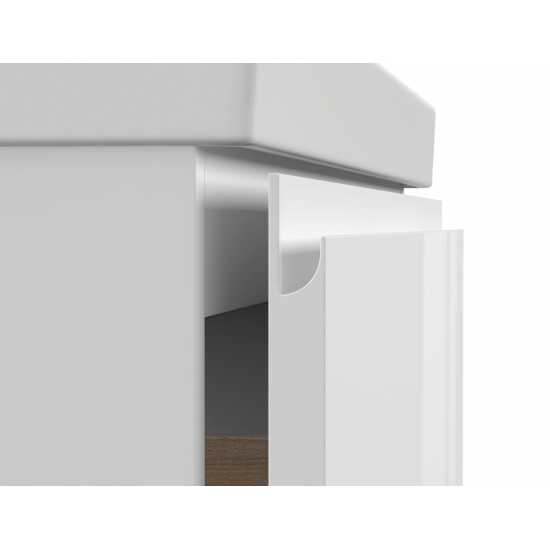 Тумба с раковиной CERSANIT Moduo 80 белая