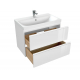 Тумба с раковиной CERSANIT Moduo 80 белая