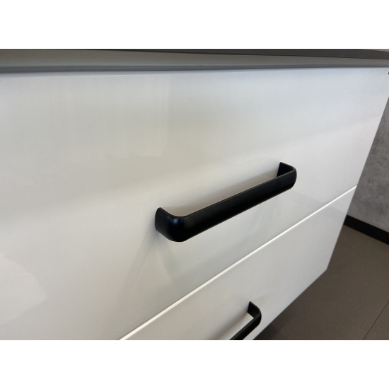 Тумба с раковиной COMFORTY Амстердам 95 черная матовая столешница