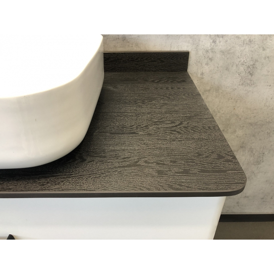 Тумба с раковиной COMFORTY Амстердам 95 черная матовая столешница