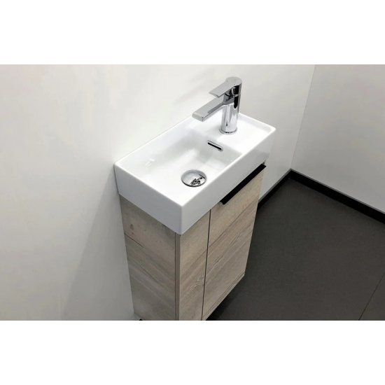 Тумба с раковиной COMFORTY Асти 40 дуб дымчатый