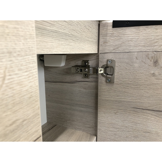 Тумба с раковиной COMFORTY Асти 40 дуб дымчатый