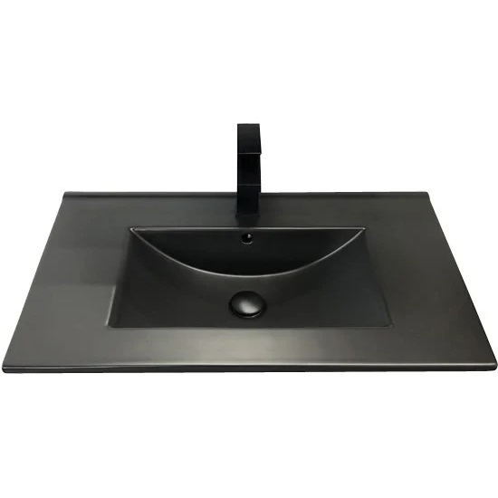 Тумба с раковиной COMFORTY Бредфорд 75, дуб темный