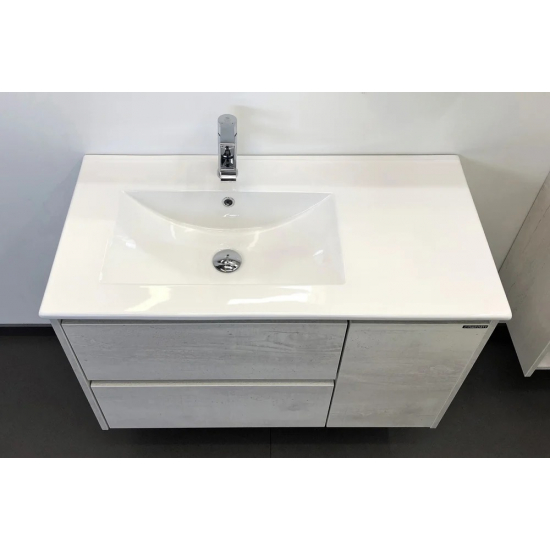 Тумба с раковиной COMFORTY Бремен 90, дуб белый