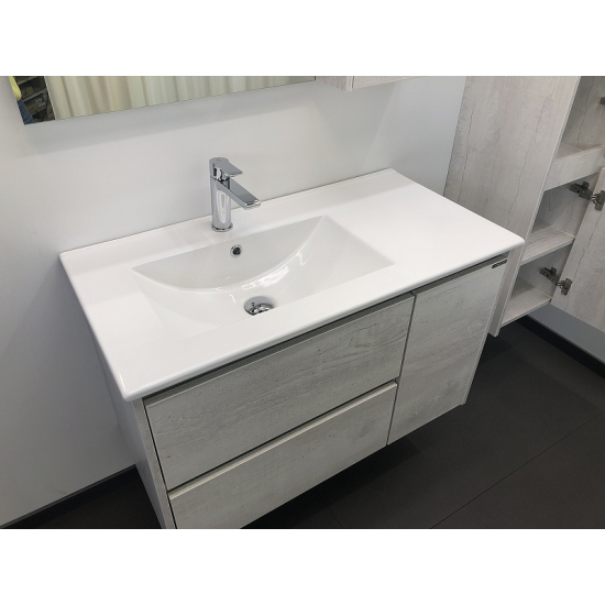 Тумба с раковиной COMFORTY Бремен 90, дуб белый