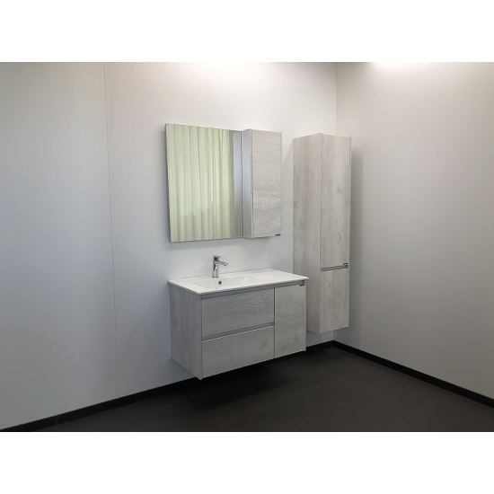 Тумба с раковиной COMFORTY Бремен 90, дуб белый