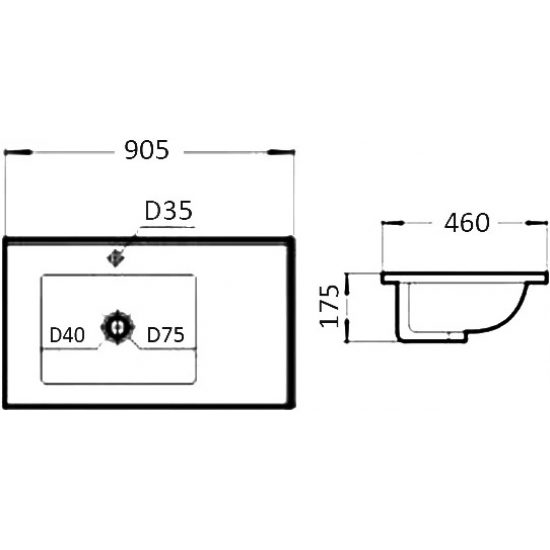 Тумба с раковиной COMFORTY Бремен 90, дуб белый