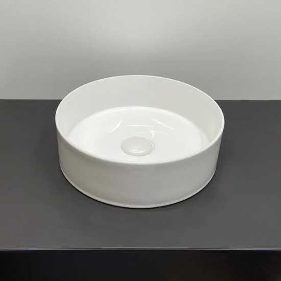 Тумба с раковиной COMFORTY Эдинбург 60 подвесная, бетон светлый, раковина 9111