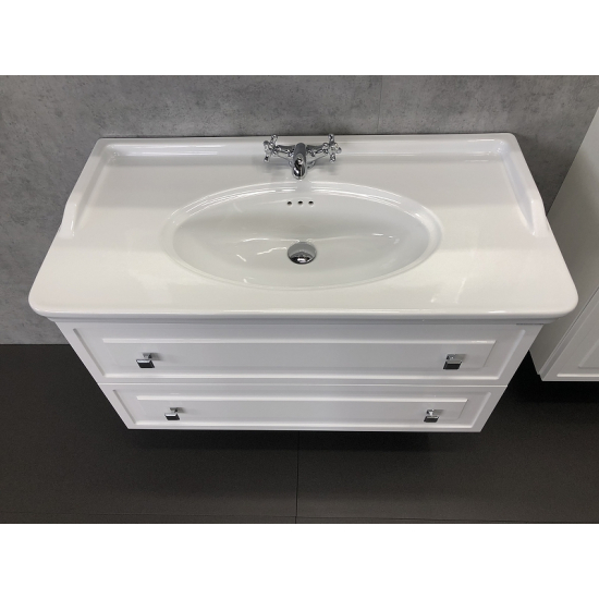 Тумба с раковиной COMFORTY Феррара 100 подвесная, белая