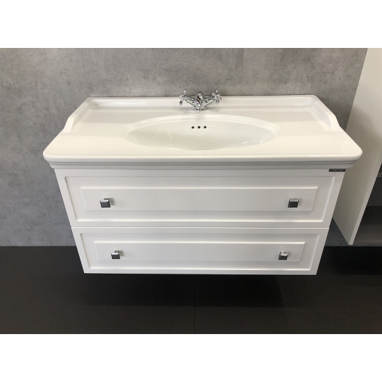 Тумба с раковиной COMFORTY Феррара 100 подвесная, белая