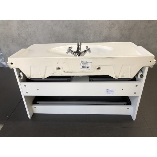 Тумба с раковиной COMFORTY Феррара 100 подвесная, белая