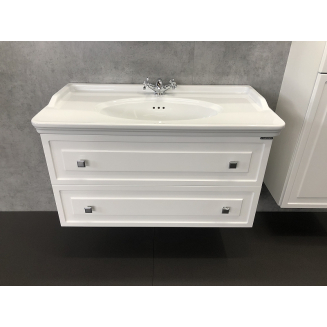 Тумба с раковиной COMFORTY Феррара 100 подвесная, белая