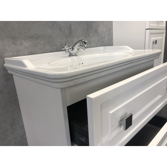 Тумба с раковиной COMFORTY Феррара 80 подвесная, белая