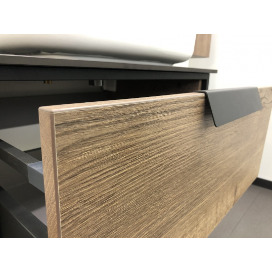 Тумба с раковиной COMFORTY Кёльн 75, дуб темный