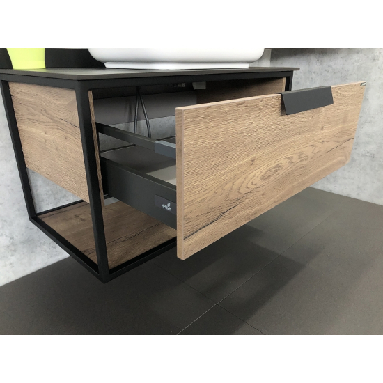 Тумба с раковиной COMFORTY Кёльн 90-1, дуб темный