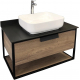 Тумба с раковиной COMFORTY Кёльн 90-1, дуб темный