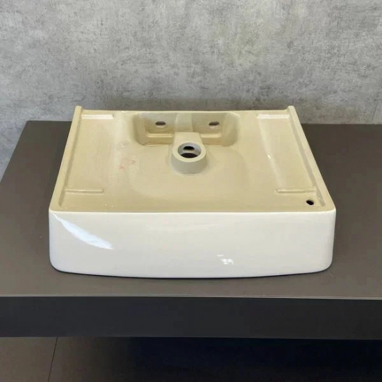 Тумба с раковиной COMFORTY Штутгарт 60 подвесная, дуб тёмно-коричневый