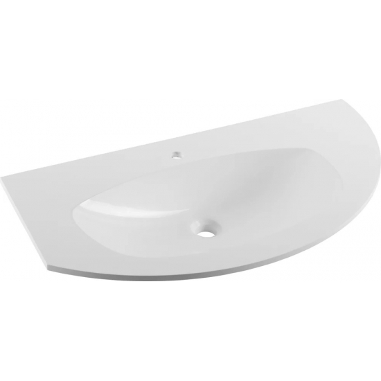 Тумба с раковиной DE AQUA Эскалада 100 L левая, подвесная