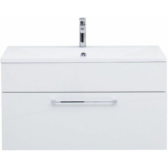 Тумба с раковиной DE AQUA Кубика 90 подвесная