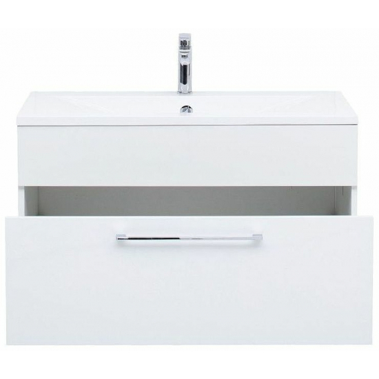 Тумба с раковиной DE AQUA Кубика 90 подвесная