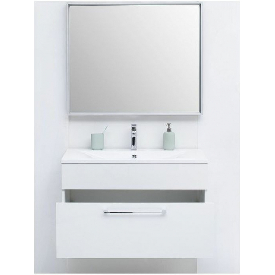 Тумба с раковиной DE AQUA Кубика 90 подвесная