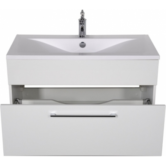 Тумба с раковиной DE AQUA Кубика 90 подвесная