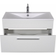 Тумба с раковиной DE AQUA Кубика 90 подвесная