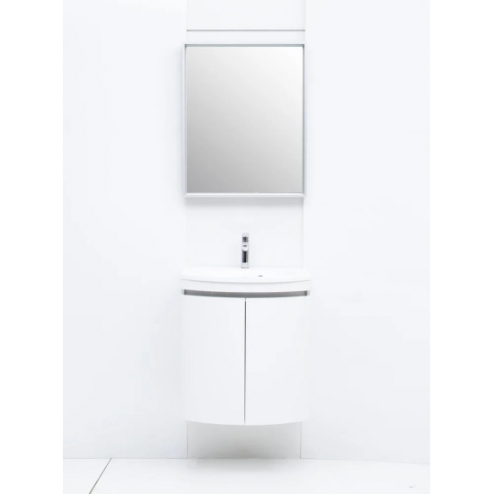 Тумба с раковиной DE AQUA Токката 60 подвесная, белый