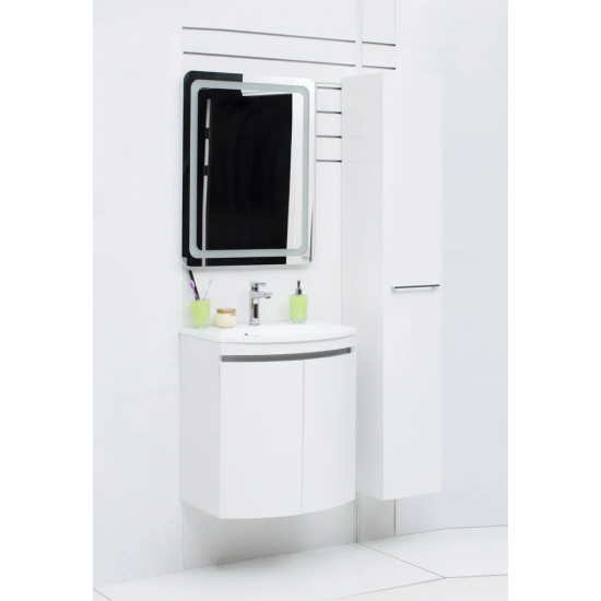 Тумба с раковиной DE AQUA Токката 60 подвесная, белый