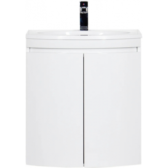 Тумба с раковиной DE AQUA Токката 60 подвесная, белый