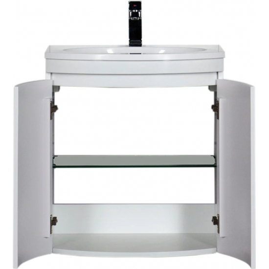 Тумба с раковиной DE AQUA Токката 60 подвесная, белый