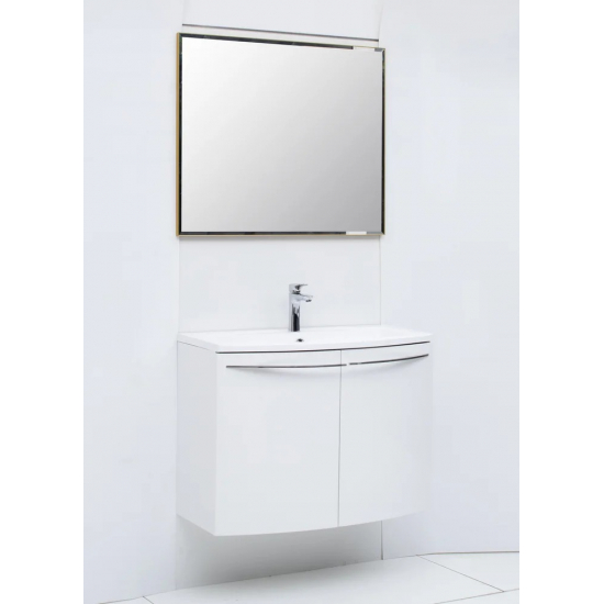 Тумба с раковиной DE AQUA Токката 90 подвесная, белая