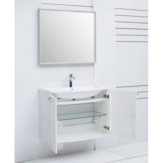 Тумба с раковиной DE AQUA Токката 90 подвесная, белая