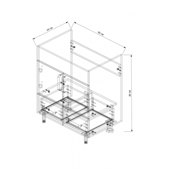 Тумба с раковиной EVA GOLD Paradiz 70 раковина Фостер 70 