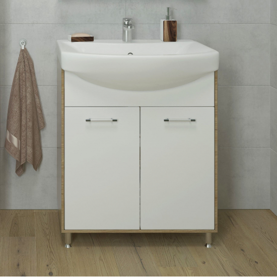 Тумба с раковиной EVA GOLD Шимо 65 раковина Элеганс 65