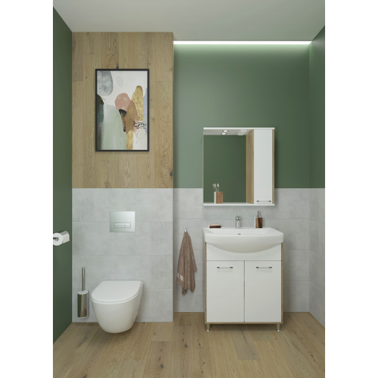 Тумба с раковиной EVA GOLD Шимо 65 раковина Элеганс 65