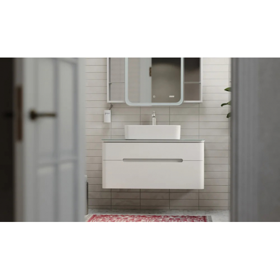 Тумба с раковиной JORNO Bosko 100, подвесная