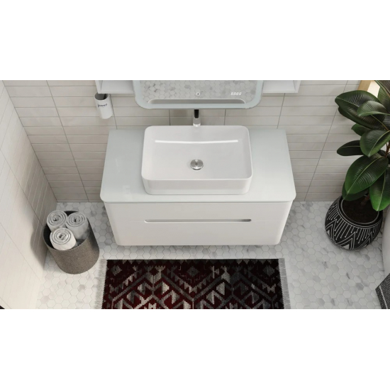 Тумба с раковиной JORNO Bosko 100, подвесная