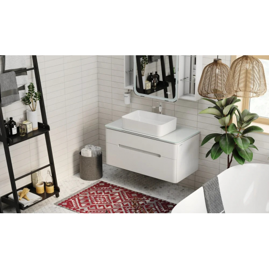 Тумба с раковиной JORNO Bosko 100, подвесная