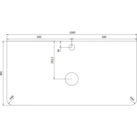 Тумба с раковиной JORNO Bosko 100, подвесная