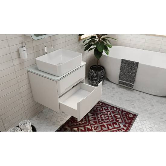 Тумба с раковиной JORNO Bosko 60, подвесная