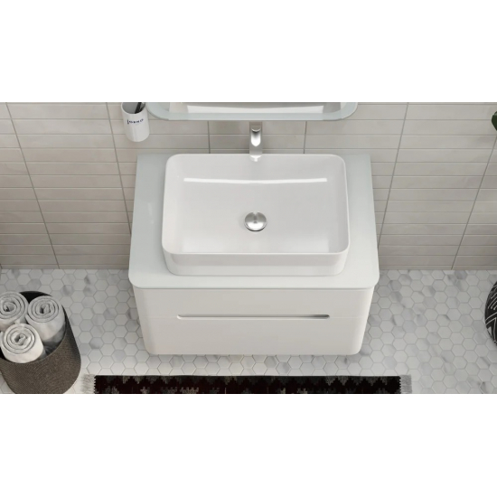 Тумба с раковиной JORNO Bosko 75, подвесная