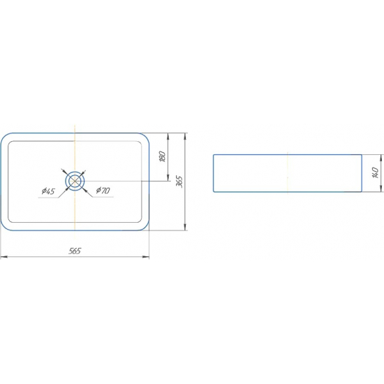 Тумба с раковиной JORNO Bosko 75, подвесная