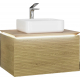 Тумба с раковиной JORNO Karat 80, с подсветкой, светлый бук