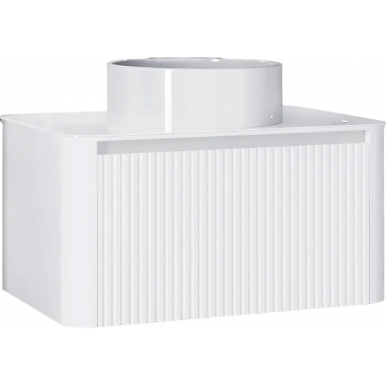 Тумба с раковиной JORNO Lumino 80 белая