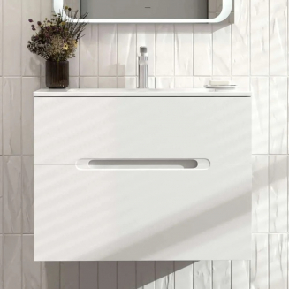 Тумба с раковиной JORNO Modul 80 белая